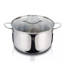 BERLINGER HAUS BH/6583 Fazék fedővel Ø 24cm 7,5L - Ezüst (BH/6583) edény