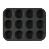 BERLINGER HAUS BH/7950 Muffin sütőforma 12 részes - Fekete
