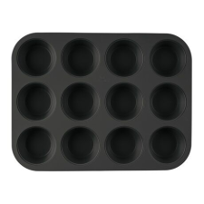 BERLINGER HAUS BH/7950 Muffin sütőforma 12 részes - Fekete sütés és főzés