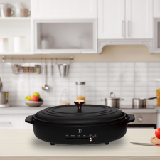 BERLINGER Haus Black Rose Collection elektromos asztali grillsütő, 1800W, fekete-rosegold, BH-9064 grillsütő