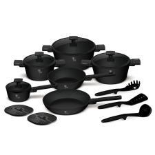 BERLINGER HAUS Edénykészlet 15 részes TitanPro bevonat BH8198NN BH/8198NN edény