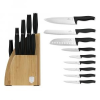  Berlinger Haus Késkészlet 10 részes bambusz állvánnyal matt fekete BH/2979