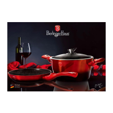 BERLINGER HAUS Metallic Line Burgundy 3 részes edénykészlet (BH-1291) edény
