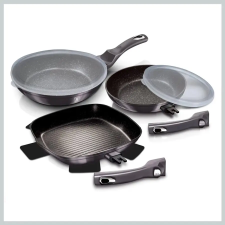 BERLINGER HAUS Metallic Line Carbon serpenyő szett 270220230134 edény