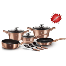 Berlinger Haus Rose Gold 11 részes edénykészlet (BH-6160) edény