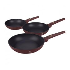 BERLINGER HAUS Serpenyő szett 3 részes titánPro bevonat Leonardo Collection BH/8048A edény