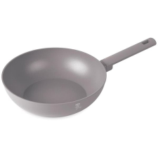 BERLINGER HAUS Taupe Collection Titán bevonatos wok serpenyő, 28 cm edény