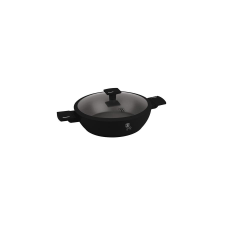 Berlingerhaus Alacsony lábas fedővel (4,2 L) Matte Black Collection BH/8186 edény