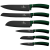 Berlingerhaus Emerald Collection 6 db-os késkészlet tapadásmentes felülettel BH-2511