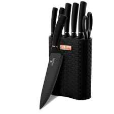 Berlingerhaus Vágókészlet mágneses tartóval Black Rose Collection 10db kés és bárd