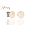Berns Dots fülbevaló matt homok színű Berns eredeti európai® kristállyal