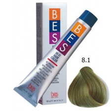 BES HI-FI hajfesték 8.1 hamvas világosszőke 100ml hajfesték, színező