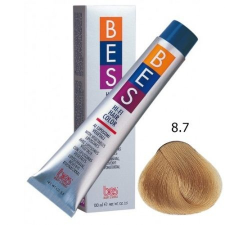 BES HI-FI hajfesték 8.7 világos dohányszőke 100ml hajfesték, színező