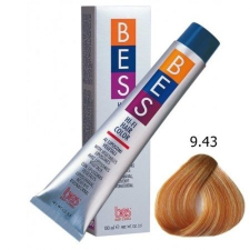 BES HI-FI hajfesték 9.43 rezes aranyló nagyon világosszőke 100ml hajfesték, színező