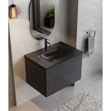 Besco AKYA CLASSIC fürdőszobabútor - fegyverszürke fürdőszoba bútor