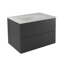 Besco AKYA LINEA fürdőszobabútor – matt fegyverszürke fürdőszoba bútor