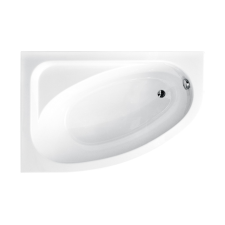 Besco Cornea sarokkád 140x80 cm baloldali fehér #WAC-140-NL kád, zuhanykabin