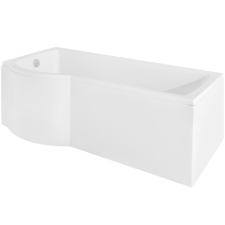 Besco INSPIRO aszimmetrikus kád elő- és oldallap, balos, 160x51.5 cm, 0189 fürdőkellék