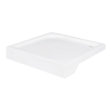 Besco OSKAR négyzetes zuhanytálca 90x90x4 cm (BAO-90-PK) kád, zuhanykabin