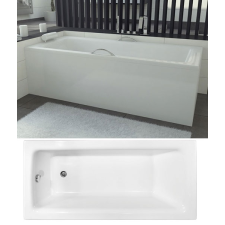 Besco Talia Premium 170x75 akril egyenes kád+fejpárna+kapaszkodó - SZETT AKCIÓ kád, zuhanykabin