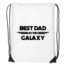 Best dad in the galaxy - Sport táska fehér tornazsák