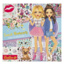  Besties - Sweet Moments 25x25 cm színes lapok a divattervezőhöz, 20 db kreatív és készségfejlesztő