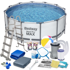 Bestway 366 x 122 cm kerti keret medence 18in1 készlet bestway 56420 medence