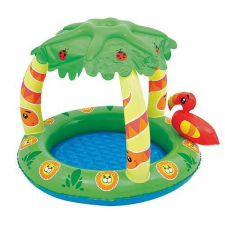BESTWAY, 52179 kis medence, gyerek, 99x91x71 cm, Friendly Jungle Play Pool, felfújható medence