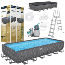 Bestway apx 365 medence 732x366cm szivattyúval és létra medence