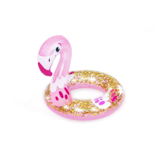 Bestway felfújható gyerek úszógumi csillámokkal 61x61 cm Flamingó úszógumi, karúszó