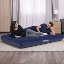 Bestway Felfújható matrac - egyszemélyes, velúr - kék - 191 x 137 x 22 cm (56434) ágy és ágykellék