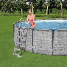 Bestway Flowclear 4-fokos biztonsági létra 122 cm medence kiegészítő