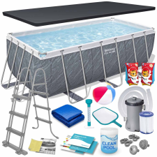 Bestway Kerti keret medence 412 x 201 x 122 cm 17in1 bestway 56722 medence