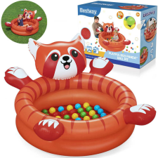 Bestway Piros PANDA medence labdákkal 107x94cm Bestway +50 golyó 52702 medence