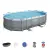  BESTWAY Power Steel csővázas medence szett, 488 x 305 x 107 cm, ovális, papírszűrős, létrával, ChemConnect adagolóval, takaróponyvával (56448)