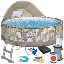 Bestway Pro Max 11in1 Fémvázas medence, kiegészítőkkel 396x107cm (561FY) medence