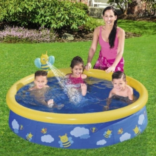 Bestway Puhafalú medence spriccelővel 152 x 38 cm sötétkék FFA 648 medence