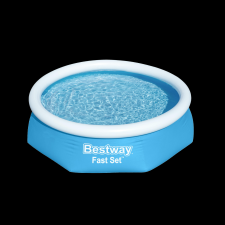 Bestway PUHAFALÚ MEDENCE SZETT RAYONG 244X61CM, FELFÚJHATÓ KARIMÁJÚ medence