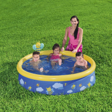 Bestway Spriccelő puhafalú gyerek medence szett 152 x 38 cm medence