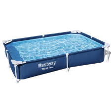 Bestway : Steel Pro fémvázas medence 221x150x43cm (56401) medence