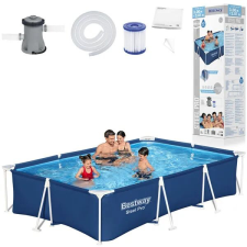 Bestway Steel Pro fémvázas medence pumpával, 300×201×66 cm, 3300 l medence