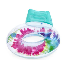 Bestway tie dye felfújható úszógumi háttámlával strandjáték