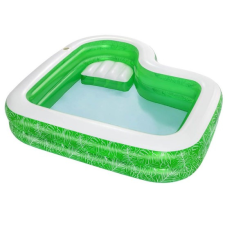 Bestway Tropical Paradise felfújható családi medence zöld színű 231x231x51 cm SME 114 (54336) medence