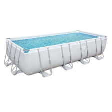 Bestway Zakynthos 549x274x122cm Fémvázas medence szivattyúval, létrával, vegyszeradagolóval és szűrőbetéttel (FFA 684) - szürke medence