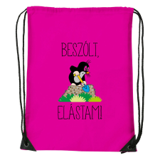 Beszólt, elástam! - Sport táska magenta tornazsák