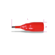 Beta 009100605 BETA 910MQ/PE5 3/8" IMBUSZ DUGÓKULCS, SZIGETELT 5 MM dugókulcs