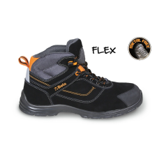 Beta 072180042 7218 FN FLEX Action nabuk bőr bokacipő, mérsékelten vízálló kopásálló orrvédő betéttel és gyorskioldással 42 munkavédelmi cipő