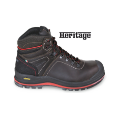 Beta 072940645 7294 HM Heavy Duty Mérsékelten vízálló, faggyúzott full-grain bőr félcipő nagyteljesítményű VIBRAM® járófelülettel, kopásálló betéttel a saroknál, és poliuretán orrvédő 45