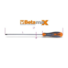 Beta 1297TX-L/25 Imbusz csavarhúzó Torx® csavarokhoz, hosszú krómozott, fekete fej csavarhúzó