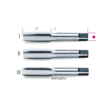 Beta 430ASW 3/8 Kézi menetfúró, Whitworth menet, króm-acélból DIN 352 menetmetsző, menetfúró